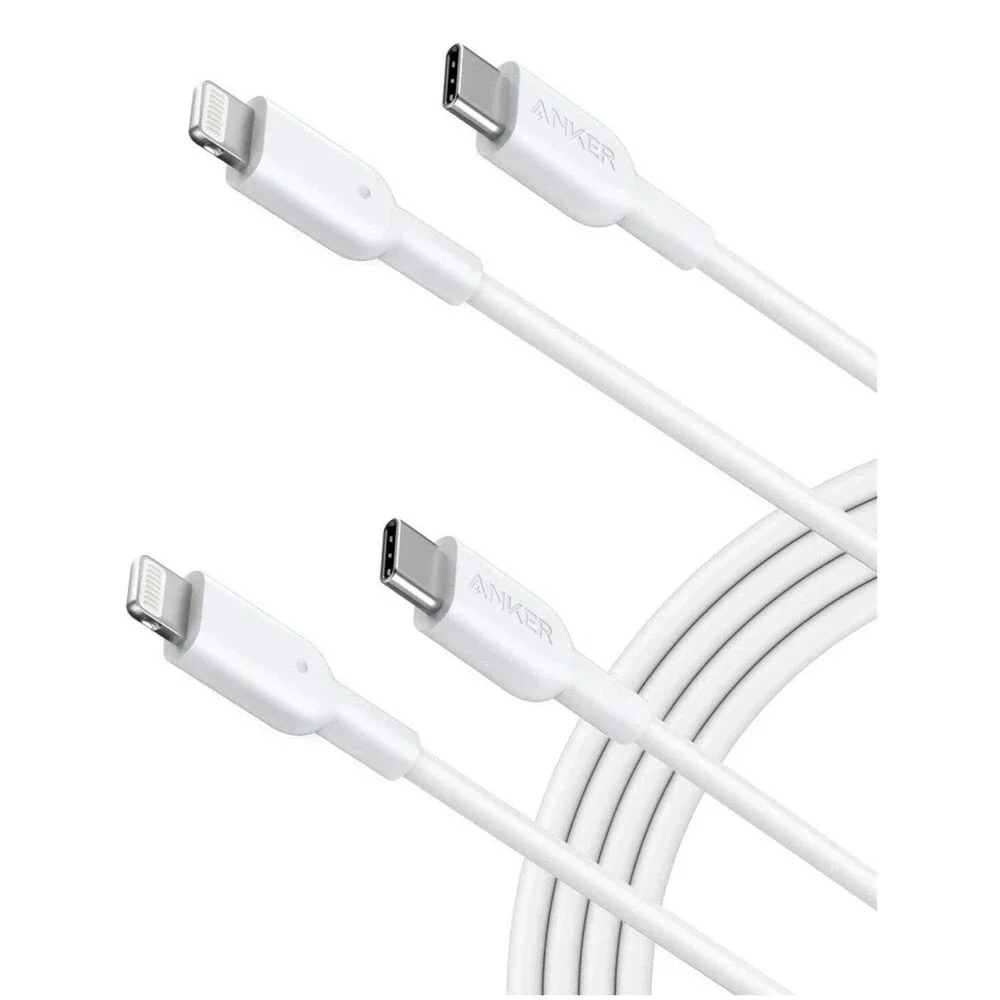 Anker USB C to MFi Certified Lightning Cable [10ft, 2-Pack] Powerline II iPhone